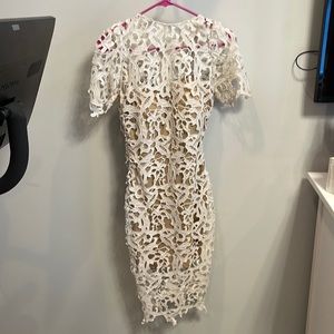 White Lace Dress Bachelorette Bridal Event